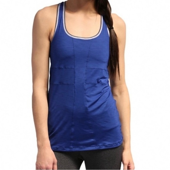 LoLe Braided Racerback 4 way Stretch Athletic Tank Top - Picture 1 of 9